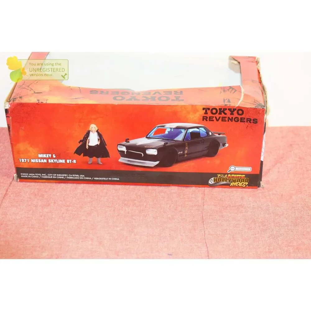Jada Tokyo Revengers Mikey & 1971 Nissian Skyline GT-R Die-Cast